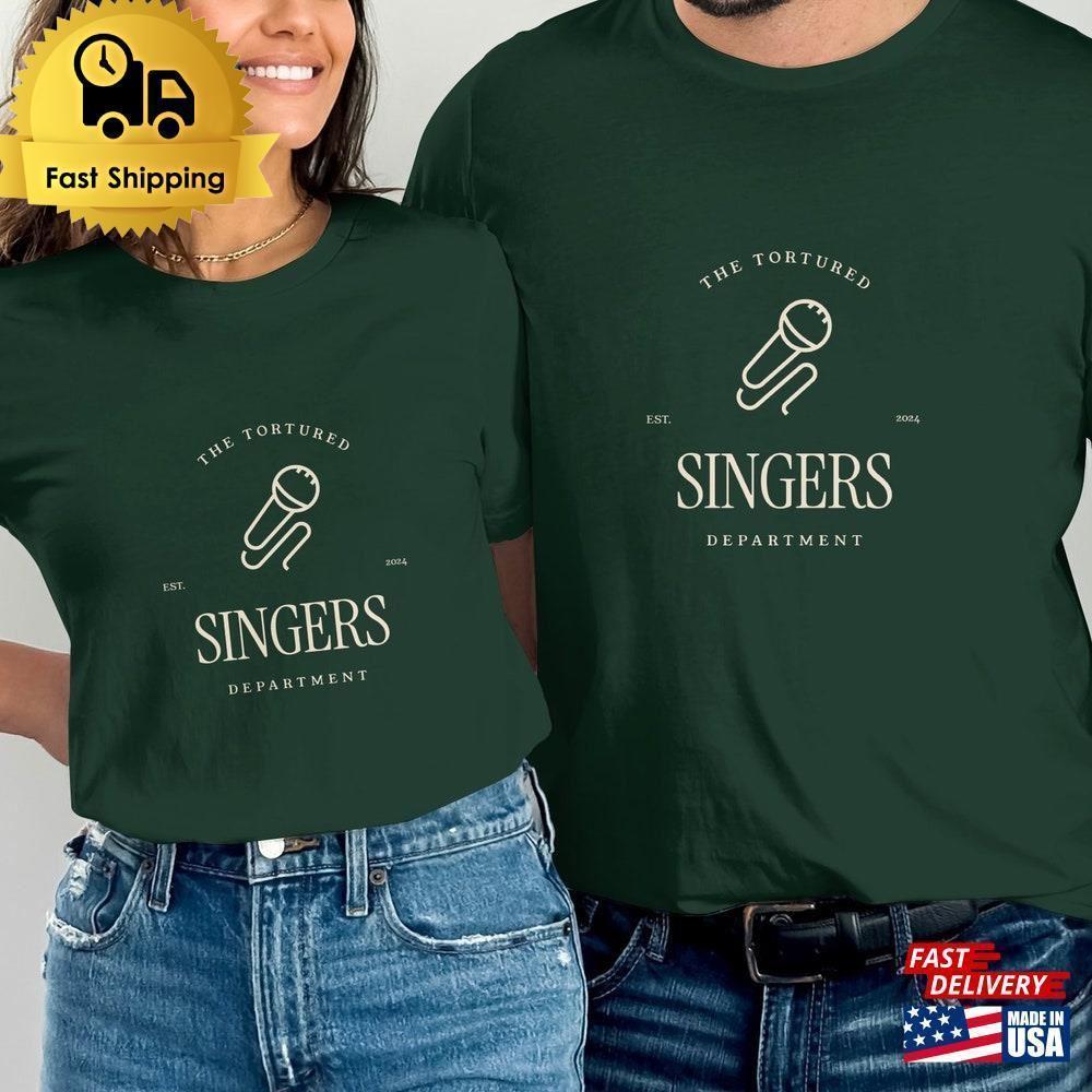 The Tortured Singers Department Est  Microphone Graphic T-Shirt